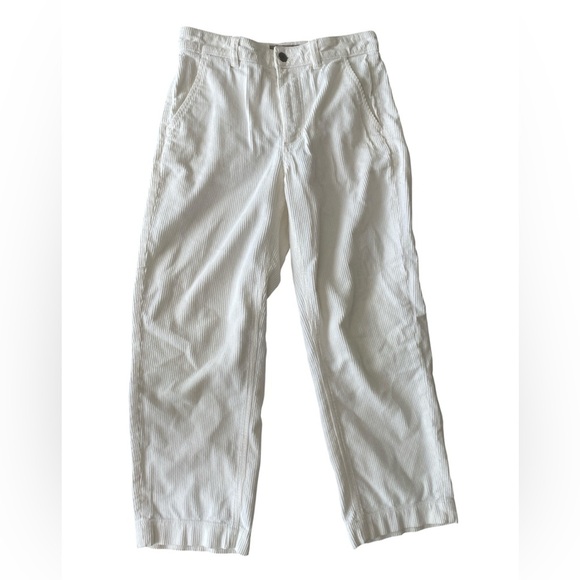 Everlane The Corduroy Straight Leg Ankle Crop Trouser Pants Sandstone Size 4 - Picture 3 of 9